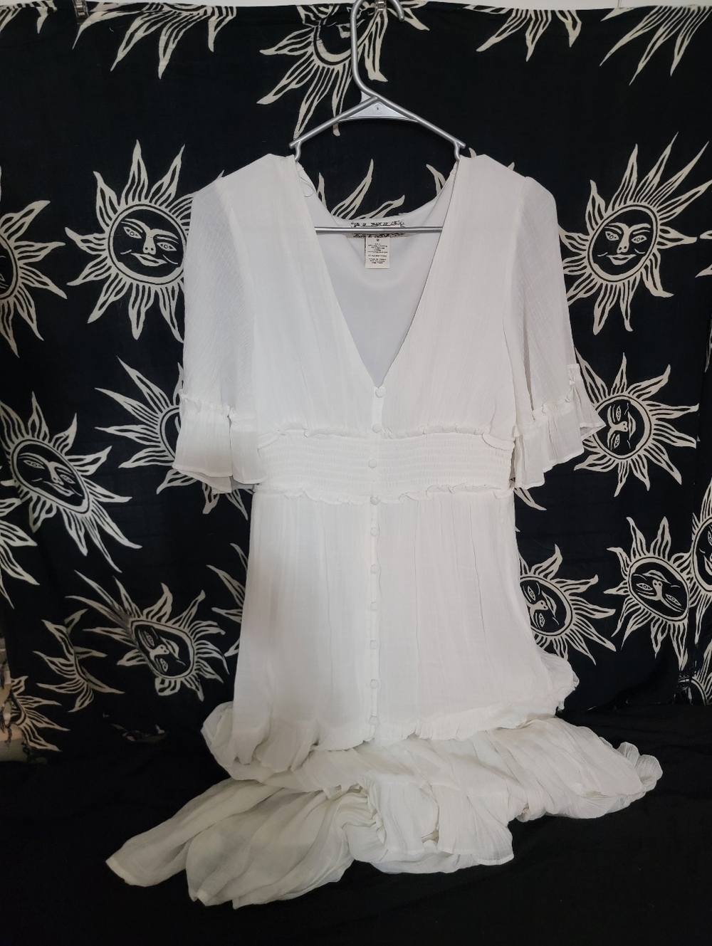 White Boho Dress